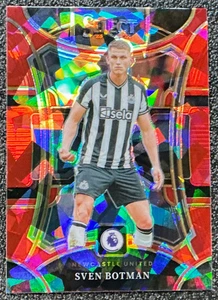 Sven Botman 2023-24 Panini Select Premier League #175 Mezzanine Red Ice Prizm - Picture 1 of 2