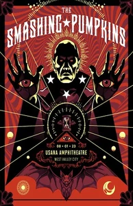Smashing Pumpkins 2023 Utah Concert Poster 11 X 17 Framed - Picture 1 of 2