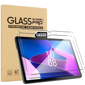 2 Pack For Lenovo Tab M10 3rd Gen 10.1 inch 2022 Tempered Glass Screen Protector - Picture 1 of 6