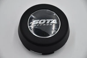 Sota Offroad Satin Black Center Cap Hub Cap SBC-3625 3.75" - Picture 1 of 4