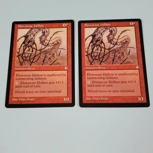 2x Flowstone Hellion - Stronghold - MTG Magic the Gathering - Picture 1 of 7