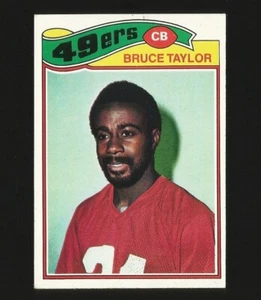 1977 Topps Football Card Number 94 Bruce Taylor San Francisco 49ers #94 - Picture 1 of 3