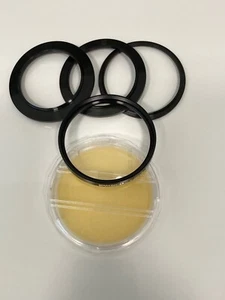 Ambico Macro V-0314 Glass Lens - Made In USA - With Case 58mm + 3 step rings - Picture 1 of 3