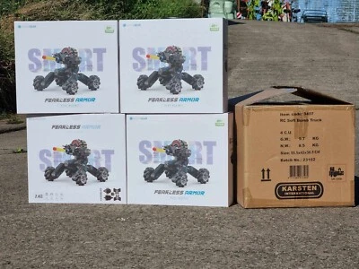 Wholesale Joblot of RC 4WD Tanks & Drift Cars with NERF Bullets - Great Deal! - Image 1 of 4