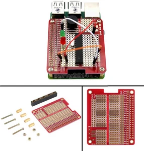 DIY Prototyping Hat Shield Hole Plate Kit for Raspberry Pi 2 Model B A+/B+ New - Picture 1 of 4