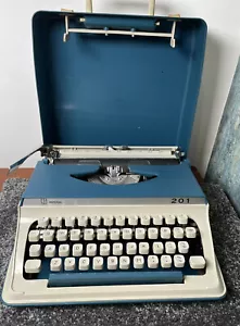 Litton Imperial 201 Typewriter with Lid and Instructions Vintage prop - Picture 1 of 16