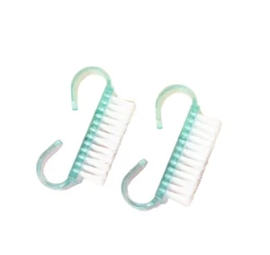Acrylic Cleaning Brush 10pcs Set Green For Nail And Dust - Picture 1 of 2
