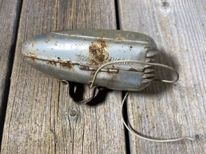 VINTAGE BIKE BICYCLE OKADA JAPAN ELECTRIC HORN STREAMLINE USED RUSTED NOT WORKIN - Picture 1 of 5