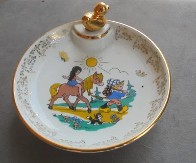 Assiette Chauffante àBoullie Limoges Amphora Bébé - Photo 1/4