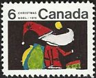 Canada # 527 NOËL - PÈRE CLAUS Gomme vierge originale 1970 flambant neuve 