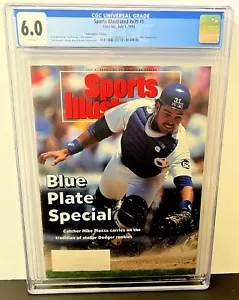 MIKE PIAZZA 1993 NO LABEL CGC 6.0 SPORTS ILLUSTRATED LOS ANGELES DODGERS - Picture 1 of 4