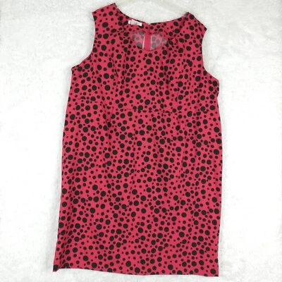 Vestido De Colección Roaman Para Mujer Años 90 Midi Polkadot Rojo Negro Sin Mangas Plus 26W Foto 1 de 4