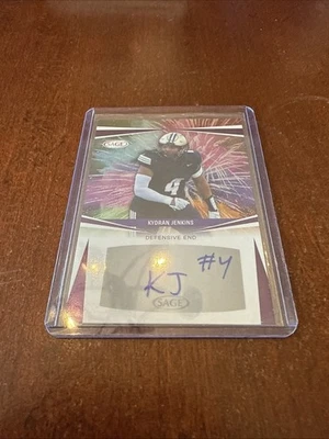 2025 Sage Hi Series Autograph Kydran Jenkins A-KJ - Image 1 of 2