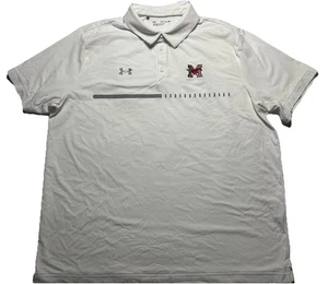 Under Armour weißes sportliches Herren SS Poloshirt Gr. XXL KOSTENLOSER VERSAND - Bild 1 von 3