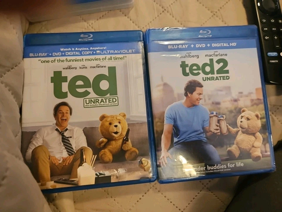Ted ( PREOWNED) & TED 2 (Blu-ray Disc, 2015, 2-Disc Set)NEW SEALED  Foto 1 de 1