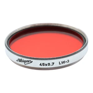 Heliopan 45 x 0.7 LW-3 45 mm 45mm Farbfilter Rot Red Filter - Picture 1 of 1