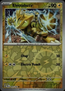 Holofoil inverso Electabuzz 053/162 común SV05: fuerzas temporales casi como nuevo - Imagen 1 de 2