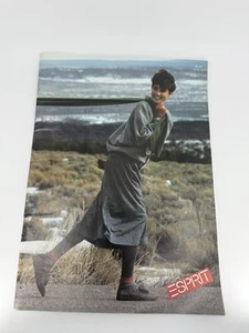 VTG RARE ESPRIT CATALOG FALL 1984 HUGE 15"X11" 1980s Fashion Advertising MODEL - Imagen 1 de 8