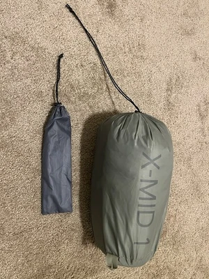 Durston X-Mid 1 超轻背包帐篷 | 床单 | 帐篷杆 全新 全新带标签 — 第 1/4 张图片