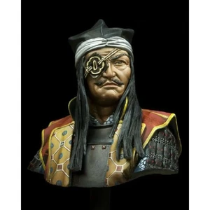 1/10 BUST Resin Model Kit Japanese Samurai Warrior Hero Unpainted - Picture 1 of 3