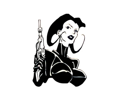 Calcomanía de vinilo AEON Flux NEGRA resistente a la intemperie 4,7 x 3,5 pulgadas. Hecho en USA Foto 1 de 3