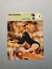 1977 Sportscaster CATHY RIGBY #03-21 Gymnastics  Sports Card NM-MINT