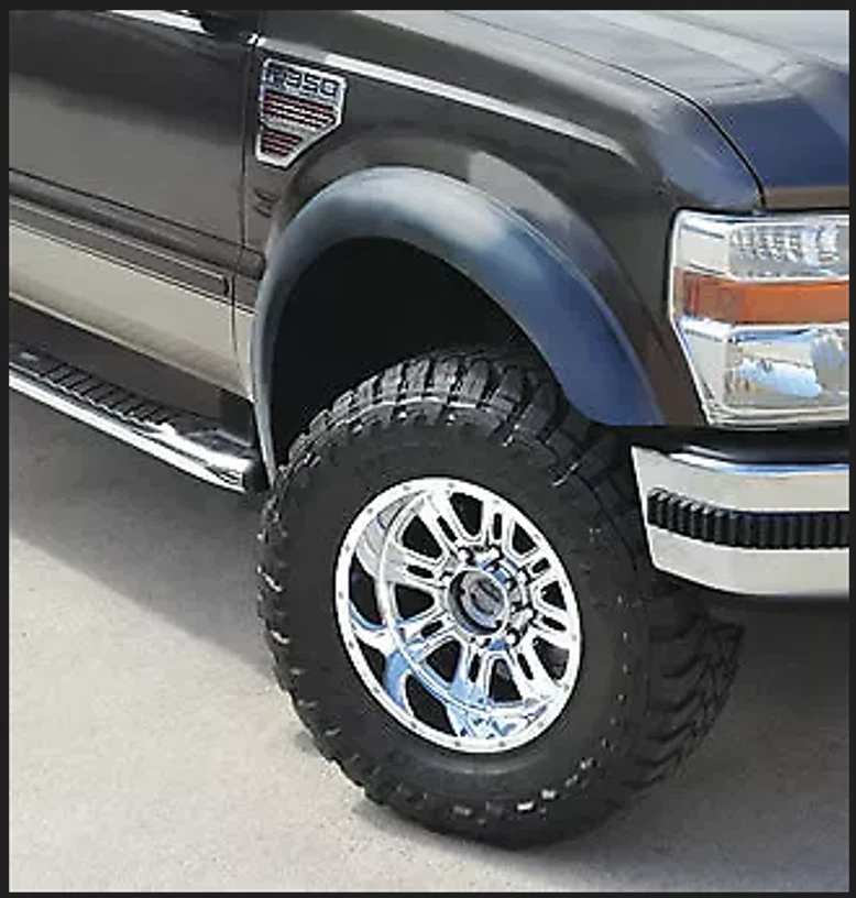 Extensores de guardabarros de goma acampanada flexible cobertura completa Pacer Performance 52-205 Foto 1 de 4