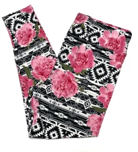 LuLaRoe TC Leggings Floral Aztec Tribal Southwest Size 12-18 NEW 985755 - Picture 1 of 4