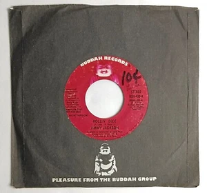 70's SOUL 45 HEAR Jimmy Jackson ROLLIN DICE 1975 Buddah PROMO VG+ - Picture 1 of 5