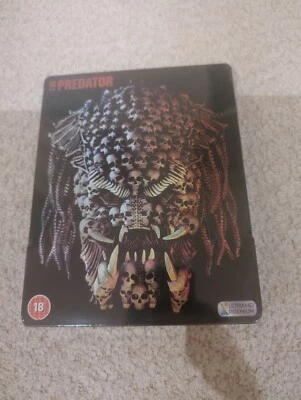 THE PREDATOR (2018) 4K ULTRA HD BLU-RAY STEELBOOK BRAND NEW FACTORY SEALED - Image 1 of 4