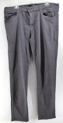 J Brand Jeans Mens 38x33 Tyler Asphault Gray Slim Straight Comfort Soft - Image 1 of 4