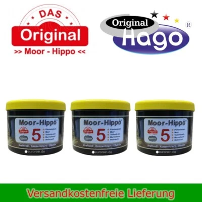Hago Moor-Hippo 5 Balsam 3 x 500ml Pferdebalsam mit Murmeltieröl Teufelskralle