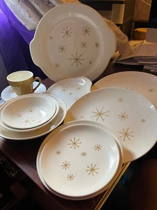 Star Glow Atomic Starburst PLATES by Royal China 1960 - Picture 1 of 42