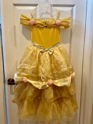 Pre-owned Children's Costume: Disney Princess Belle Gown (Yellow), size 5/6 - Image 1 of 4
