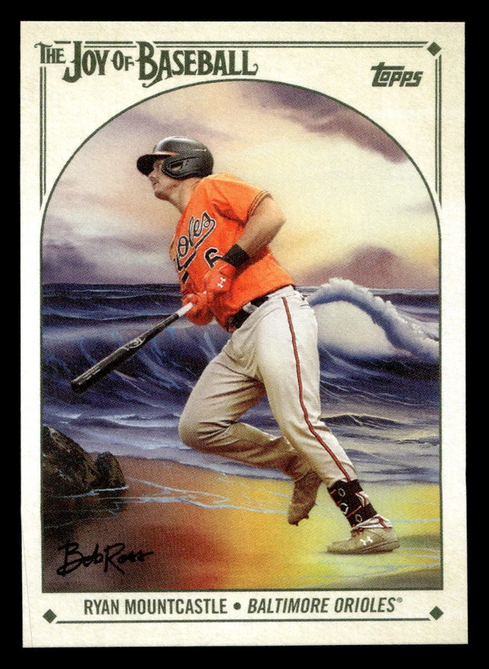 2023 Topps x Bob Ross The Joy of Baseball #74 Ryan Mountcastle - Image 1 of 2