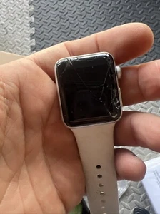 Apple Watch Series 3 38mm Gray Cellular GPS Locked-For Parts - Picture 1 of 2