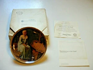 EDWIN KNOWLES REMINISCING IN THE QUIET NORMAN ROCKWELL REDISCOVERED WOMEN - Picture 1 of 3