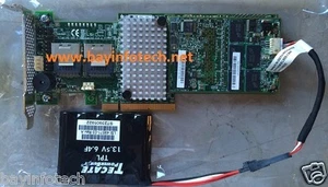 LSI MR SAS 9270CV-8i 6Gbps SAS/SATA RAID L3-25422-43BA With Battery 49571-03 - Picture 1 of 2