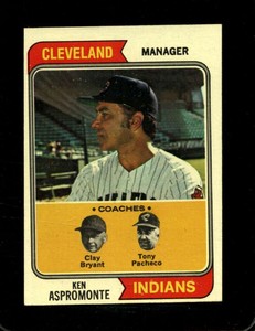 1974 TOPPS #521 KEN ASPROMONTE EX INDIANS MG *X51900