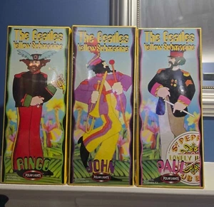 The Beatles Yellow Submarine 1999 Polar Lights 3 Sealed Model Kits - New in Box - Picture 1 of 7
