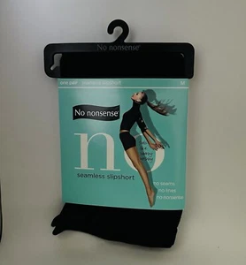 No Nonsense Black Seamless Slipshort - Size M - Picture 1 of 2
