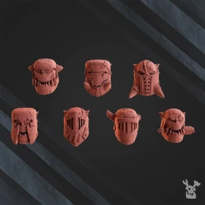Boombo Boyz Orks Kopf Bits Set x14 DakkaDakka - Bild 1 von 2