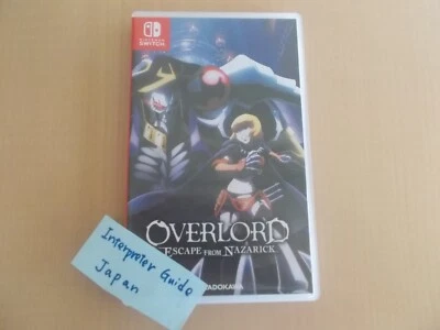 Overlord Escape from Nazarick Nintendo Switch KADOKAWA Juego de Acción Usado con Estuche Foto 1 de 4