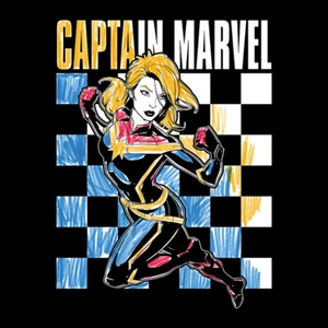 Captain Marvel Color In T Shirt Size Mens Large  - Picture 1 of 9