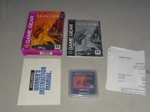 VIDEOJUEGO SEGA GAMEGEAR DISNEY EL REY LEÓN CON CAJA Y MANUAL COMPLETO - Imagen 1 de 7