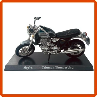 Modellini moto scala 1:18 die cast modellino Triumph Thunderbird maisto vintage - Immagine 1 di 2