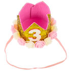  Zahl Baby Krone Baby-Mädchen-Stirnband Mützen Für Babys Buchstabe Kopfbedeckung