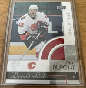 2002-03 Upper Deck Honor Roll Micki DuPont #148 Rookie RC Game Used Jersey Card - Bild 1 von 2