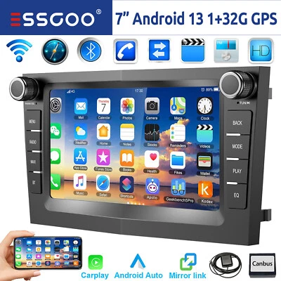 Android 13 Carplay Autoradio GPS RDS WIFI Per Opel Astra H Zafira Meriva Corsa D - Immagine 1 di 4