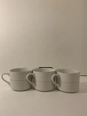 Gibson 婚礼双戒指镀金 3 件套咖啡茶杯 — 第 1/3 张图片